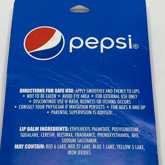 Pepsi Flavored Lip Balm Kids Set Cherry Baja Blast Mt Dew Root Beer Code Red - Picture 4 of 4